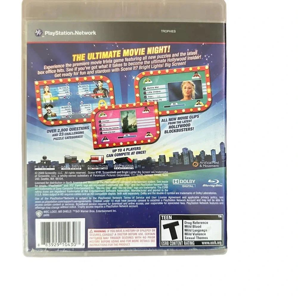 SCENE IT? GAME FOR PS3